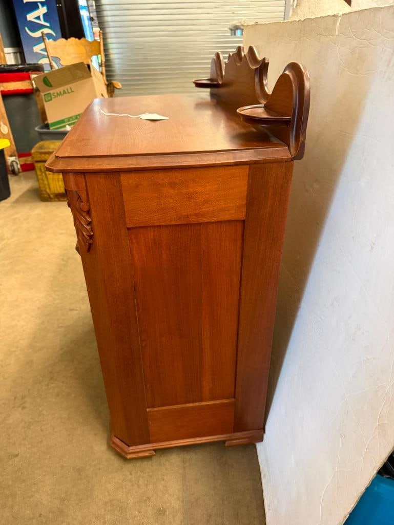 Antique Oak Washstand - 6