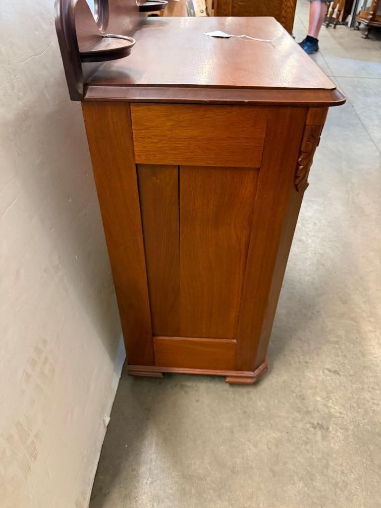 Antique Oak Washstand - 7