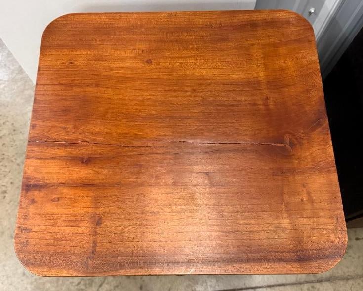 Antique Cherry one drawer stand - 2