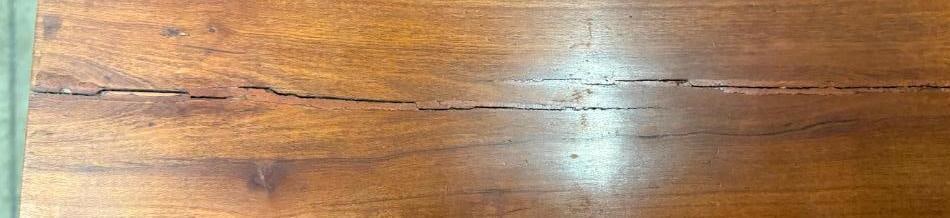 Antique Cherry one drawer stand - 7