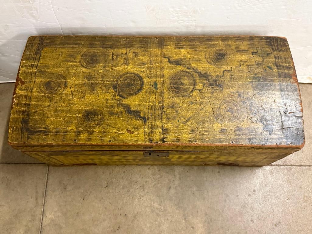 Paint Decorated Early Chest - 2