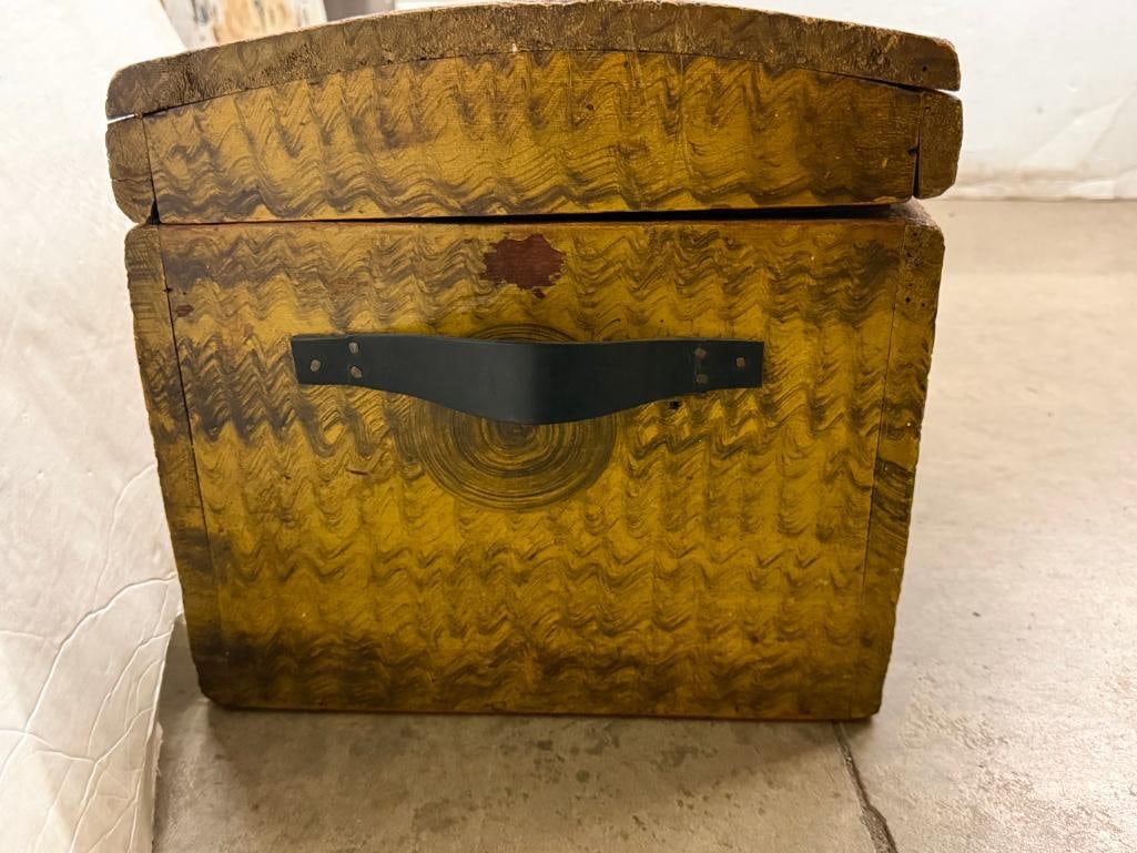 Paint Decorated Early Chest - 5