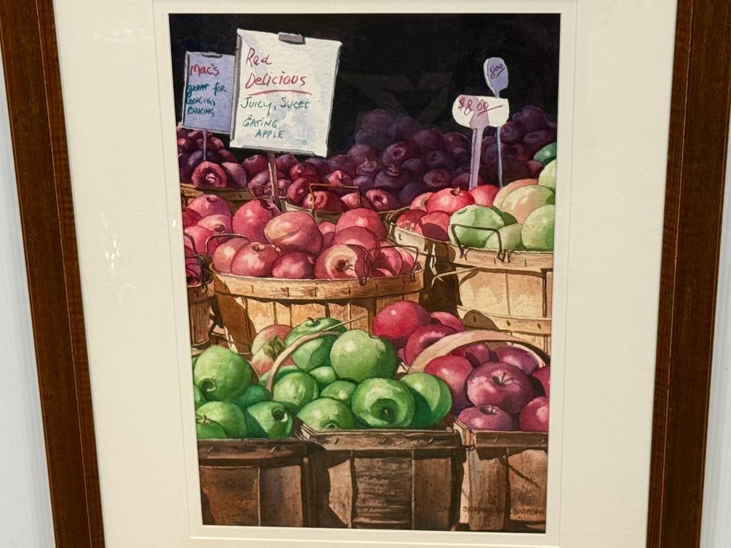 Jane Stoddard signed watercolor - 2
