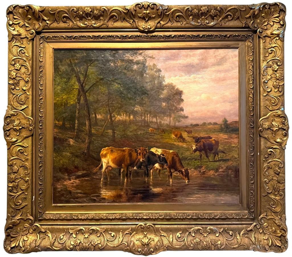 Thomas Bigelow Craig signed oil on canvas (1 of 6)
