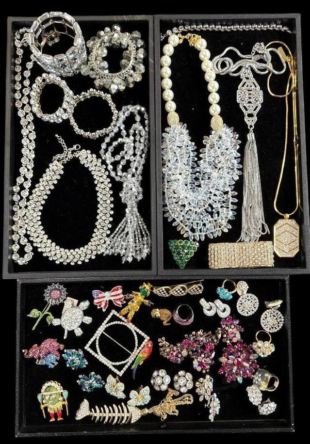 Costume Jewelry Pins, Necklaces and more (1 of 10)