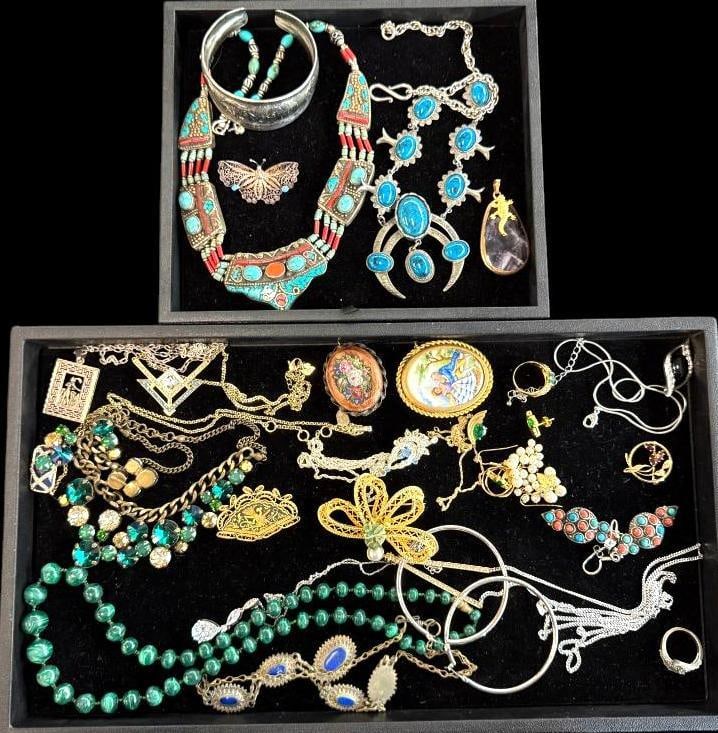 Costume Jewelry Pins, Necklaces etc. (1 of 5)
