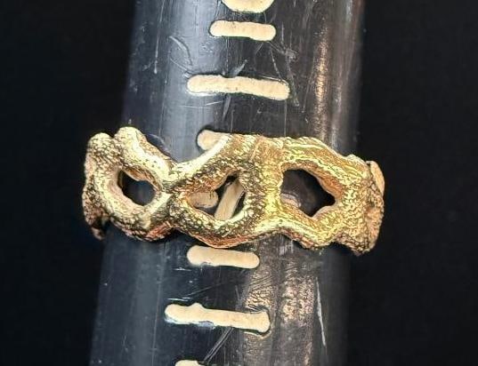 14k Gold Ring with Opals - 4