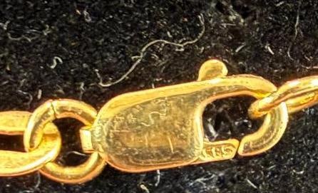 14k Gold Necklace with Ruby - 3