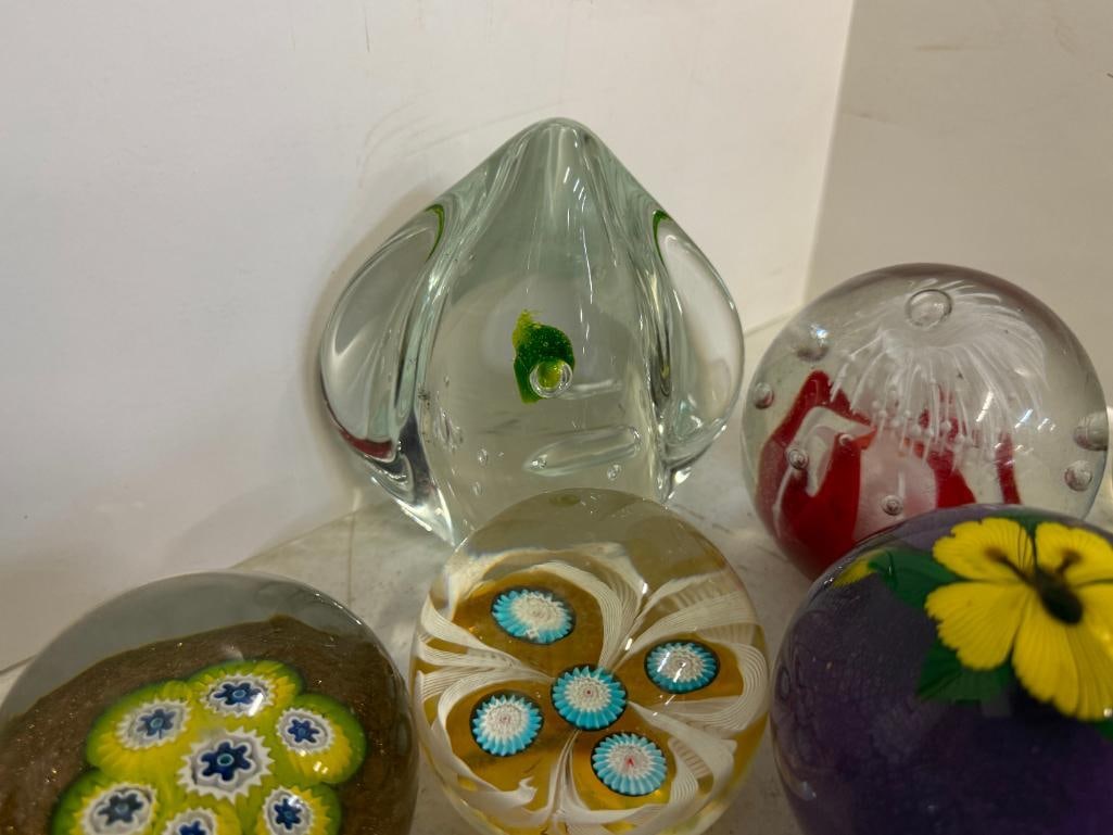 13 Glass Paperweights - 3