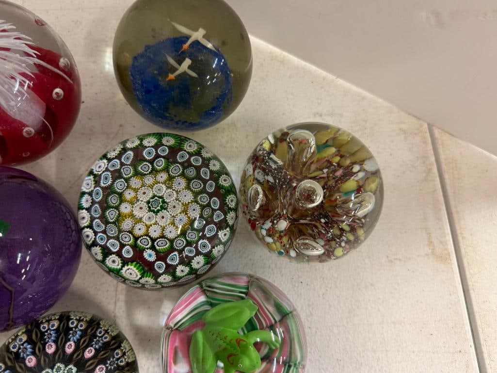 13 Glass Paperweights - 5