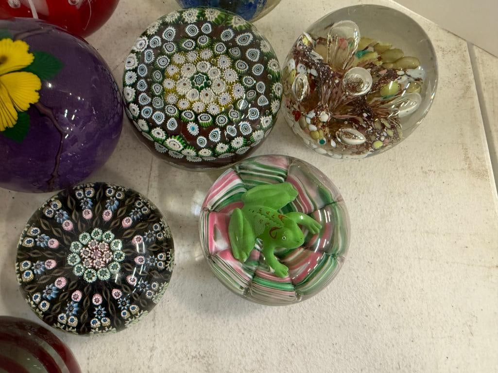 13 Glass Paperweights - 6