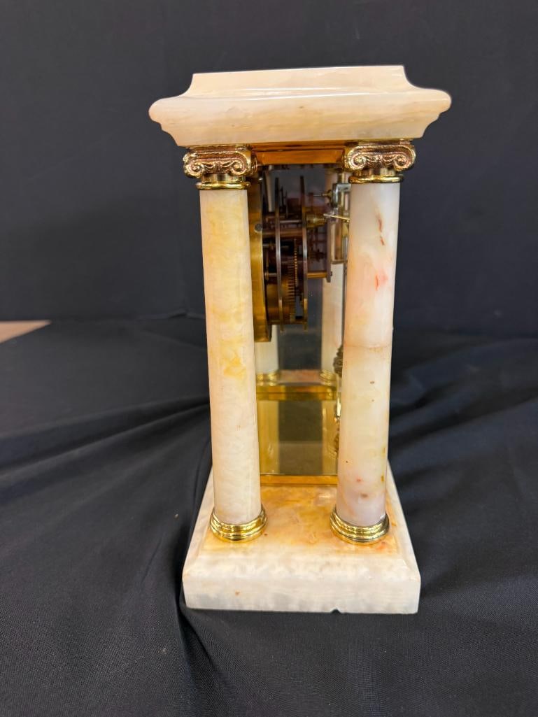 Marble Mantel Clock - 4