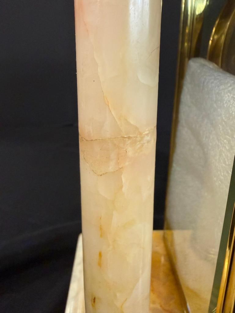 Marble Mantel Clock - 8