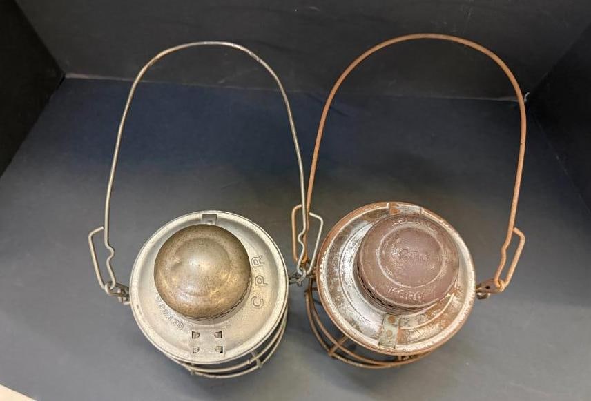 2 Railroad Lanterns - 2