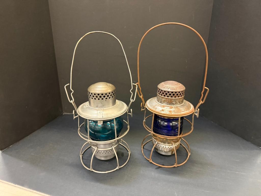 2 Railroad Lanterns - 3