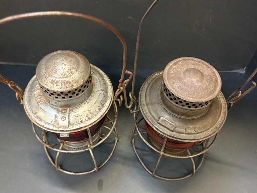 2 Railroad Lanterns - 2