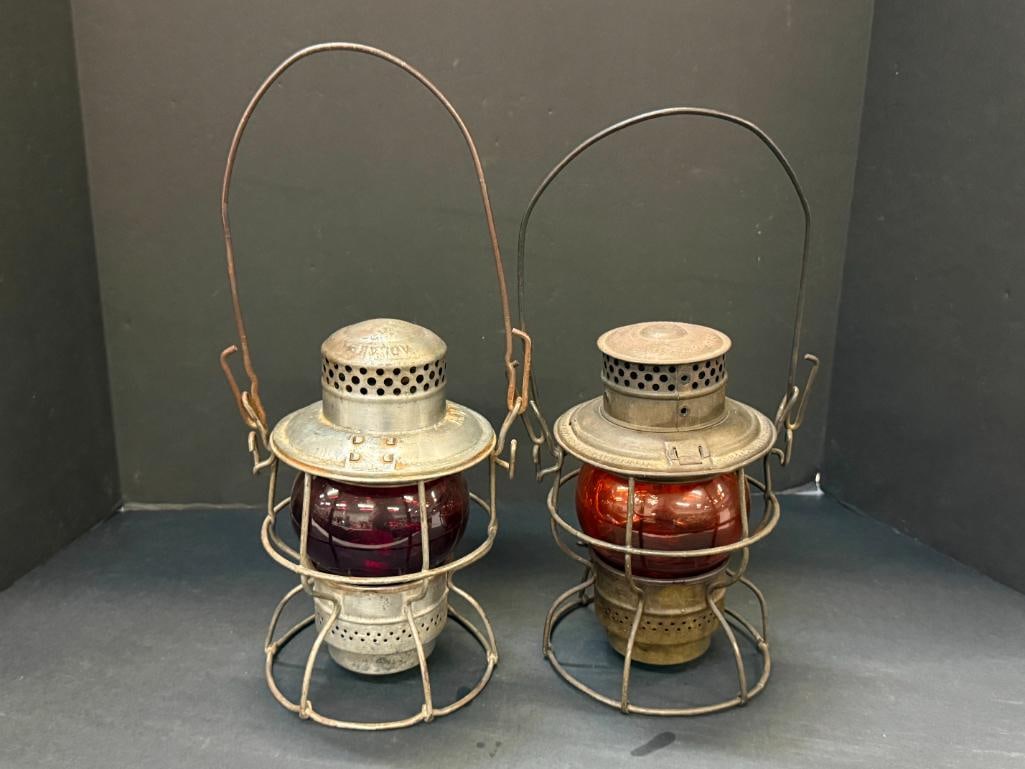 2 Railroad Lanterns - 3