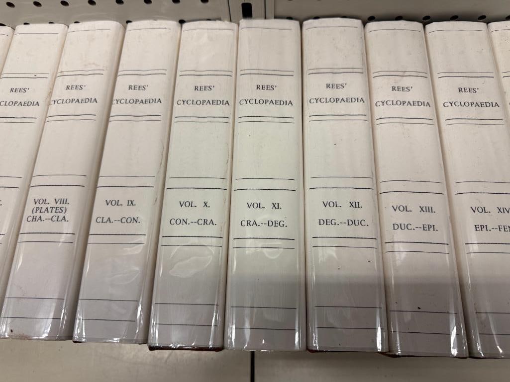 41 Volumes of Early 1800's Rees Cyclopaedia (1 of 12)