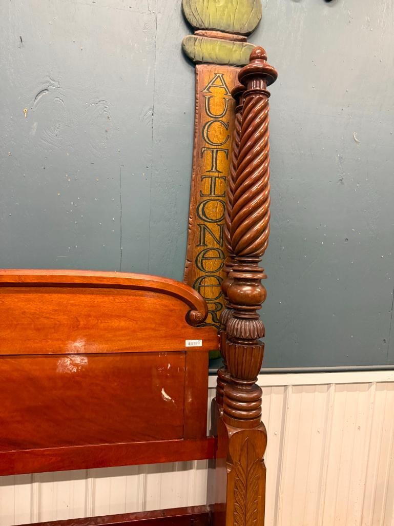 Mahogany 4 Poster Bed - 5