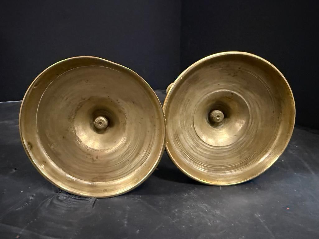 Student Lamp and Brass Candlesticks - 7