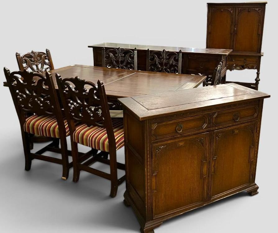 Steul Oak Dining Room set (1 of 9)
