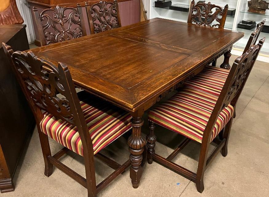 Steul Oak Dining Room set - 6