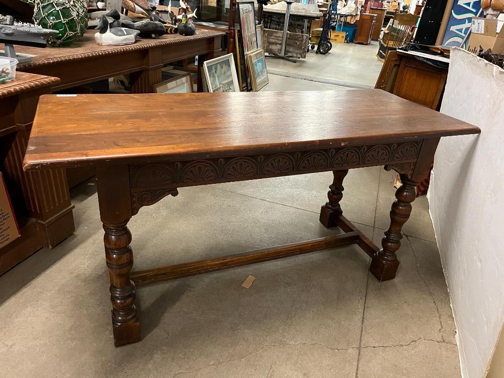 Kittinger Oak Library Table - 4
