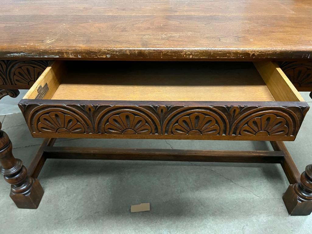 Kittinger Oak Library Table - 6