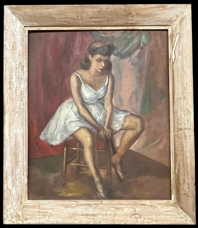 Bernice Perry Sutton signed oil on canvas (1 of 4)
