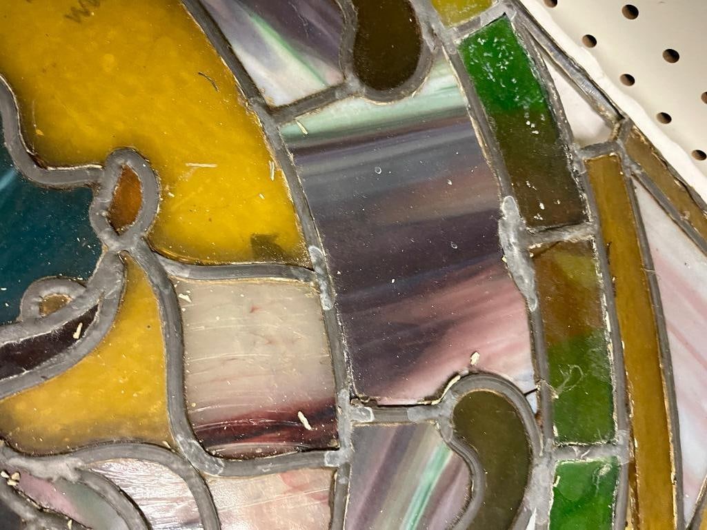 2 Leaded Glass Windows - 6