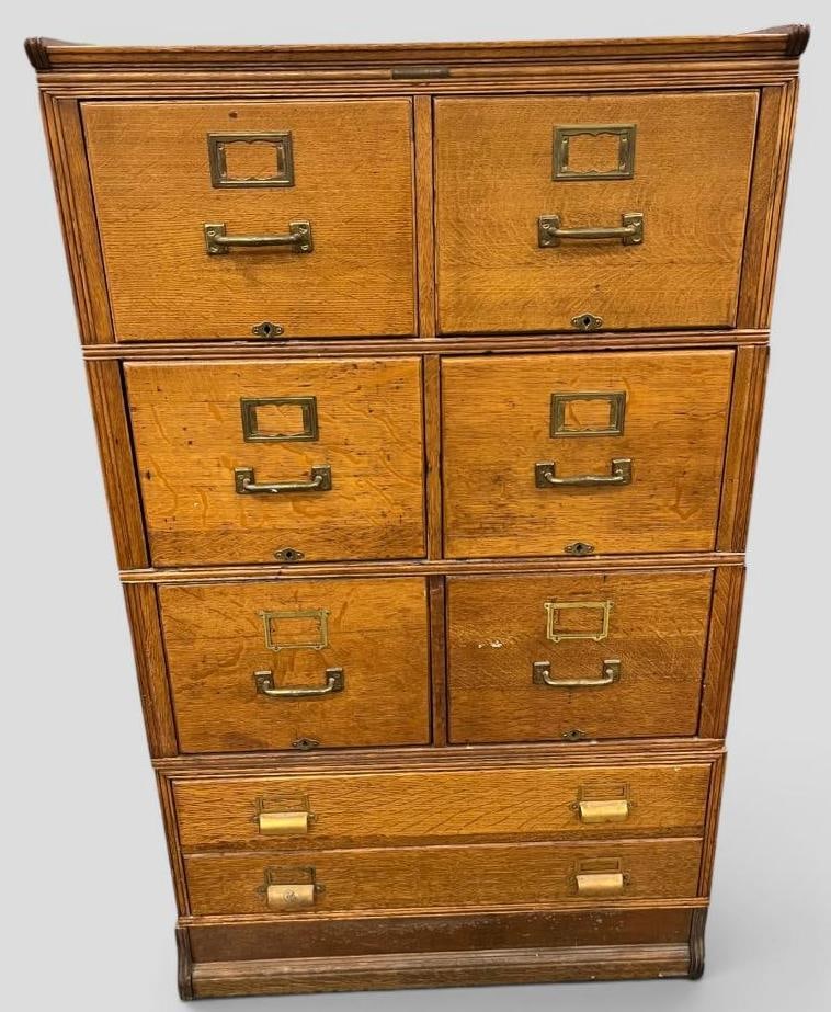 Yawman & Erbe 4 Stack file cabinet (1 of 5)