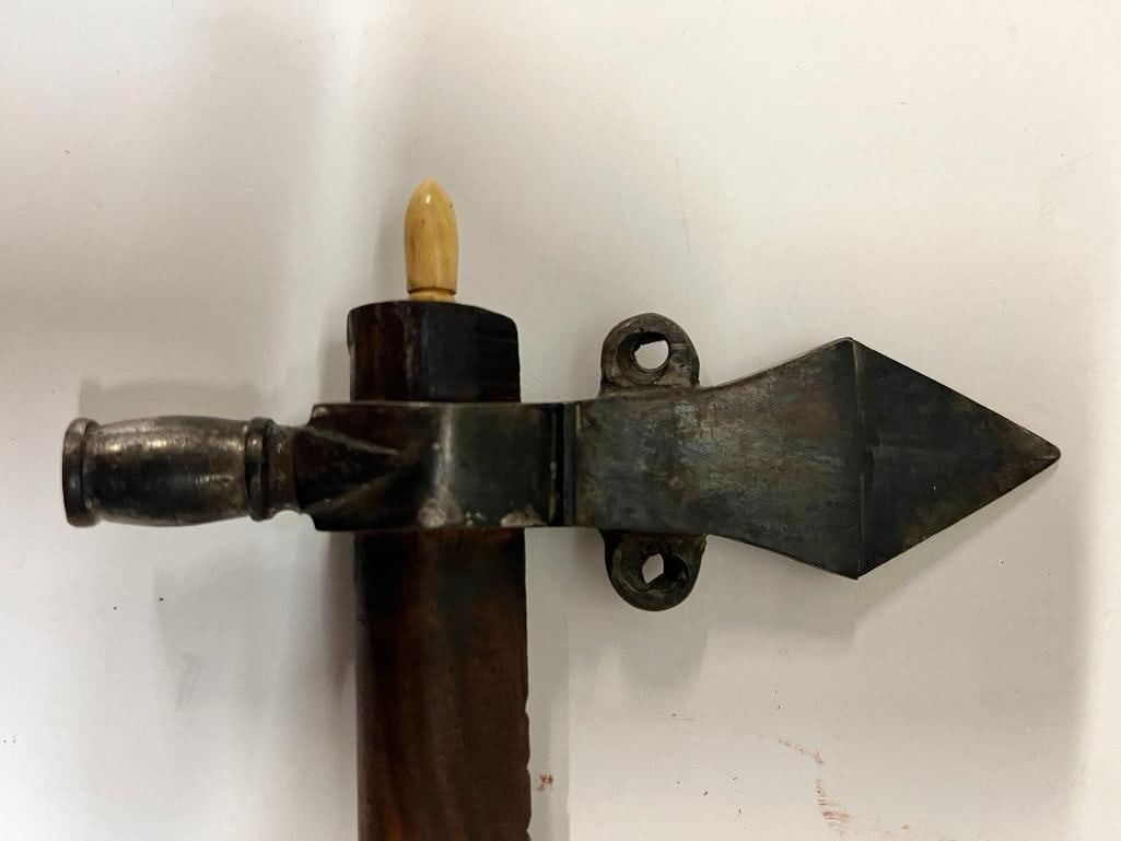Pipe Tomahawk and Club - 4