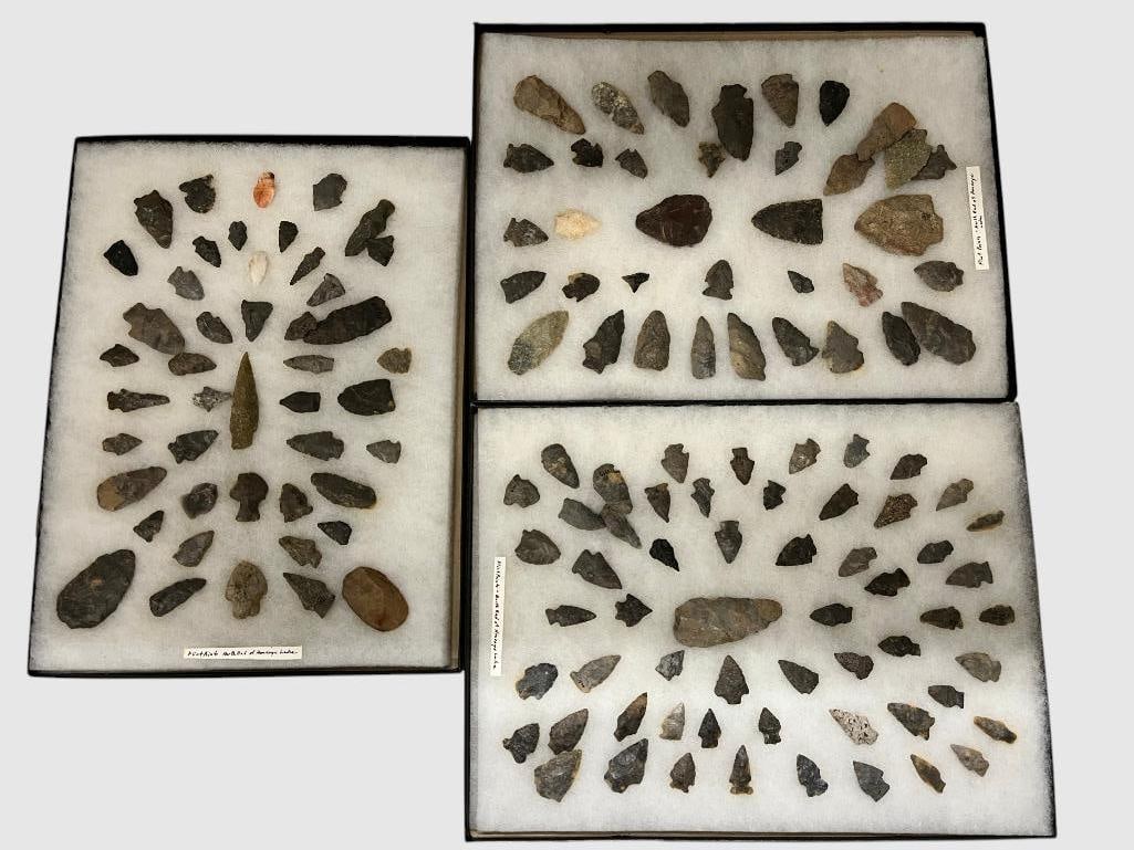 Collection of Native American Flint Points (1 of 4)