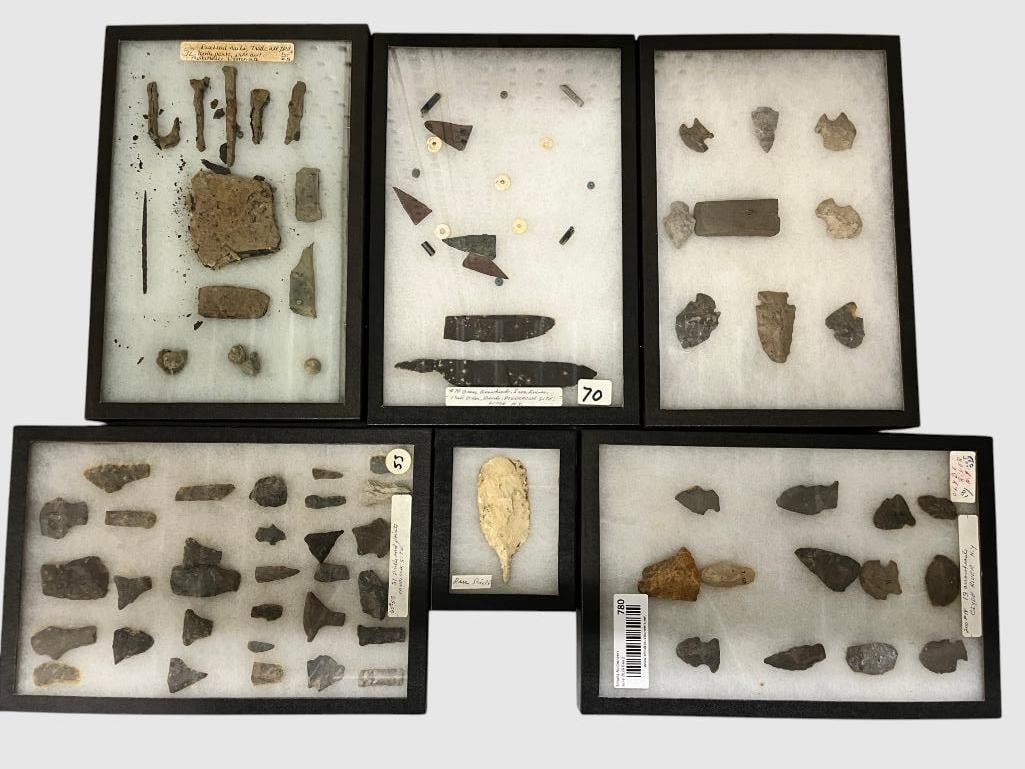 Collection of Native American arrowheads and more (1 of 7)