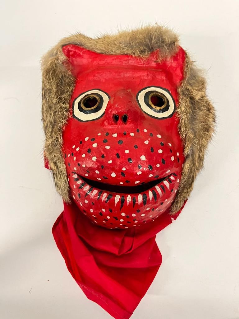 2 Paper Mache Masks - 2