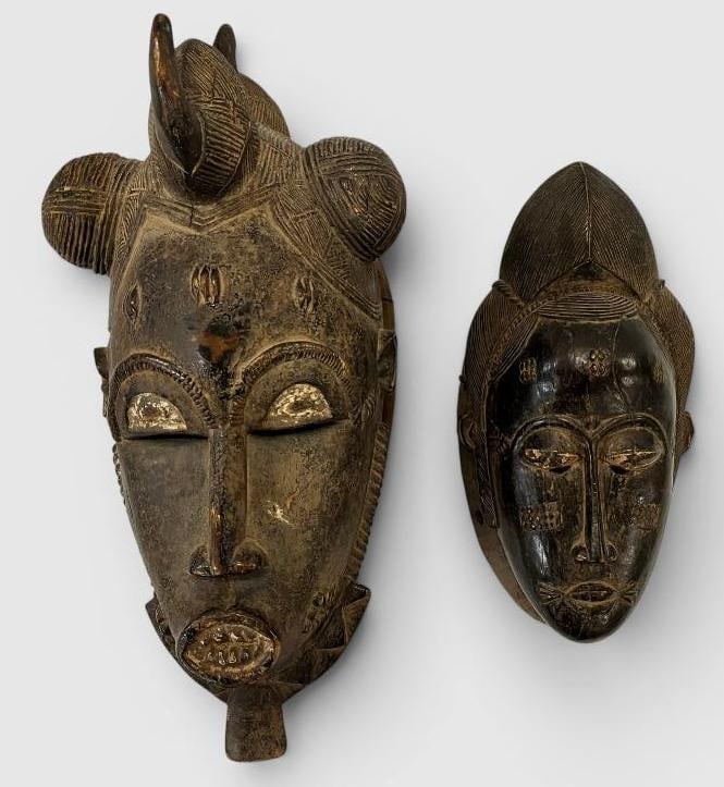 African carved portrait masks (1 of 9)