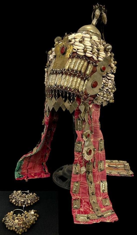 Turkmen Ceremonial Wedding Headdress (1 of 7)