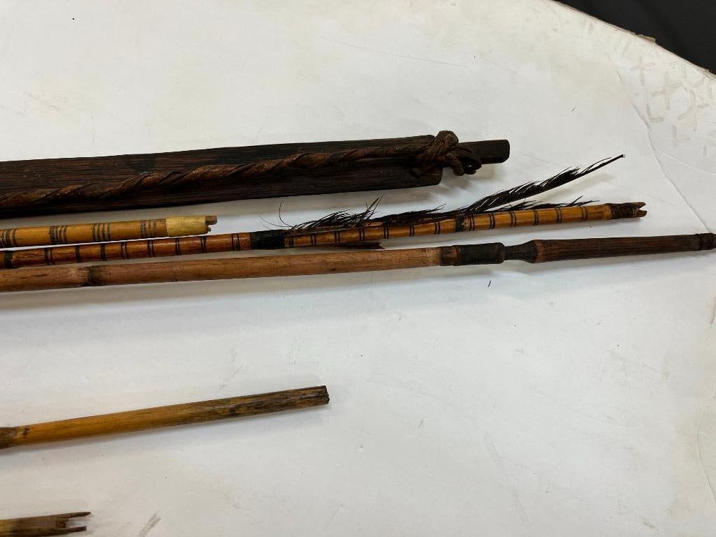 Bow, arrows, spears etc. - 6