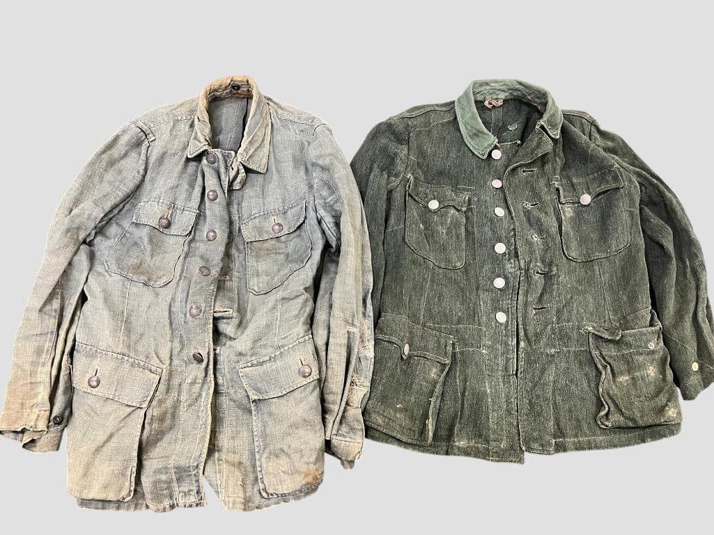 2 WW2 German Army Field Tunics (1 of 11)