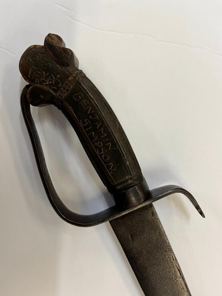Large Named Bowie Knife - 2