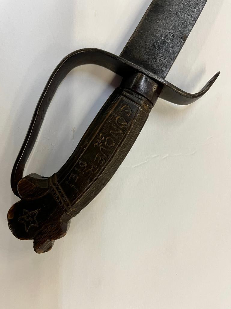 Large Named Bowie Knife - 4