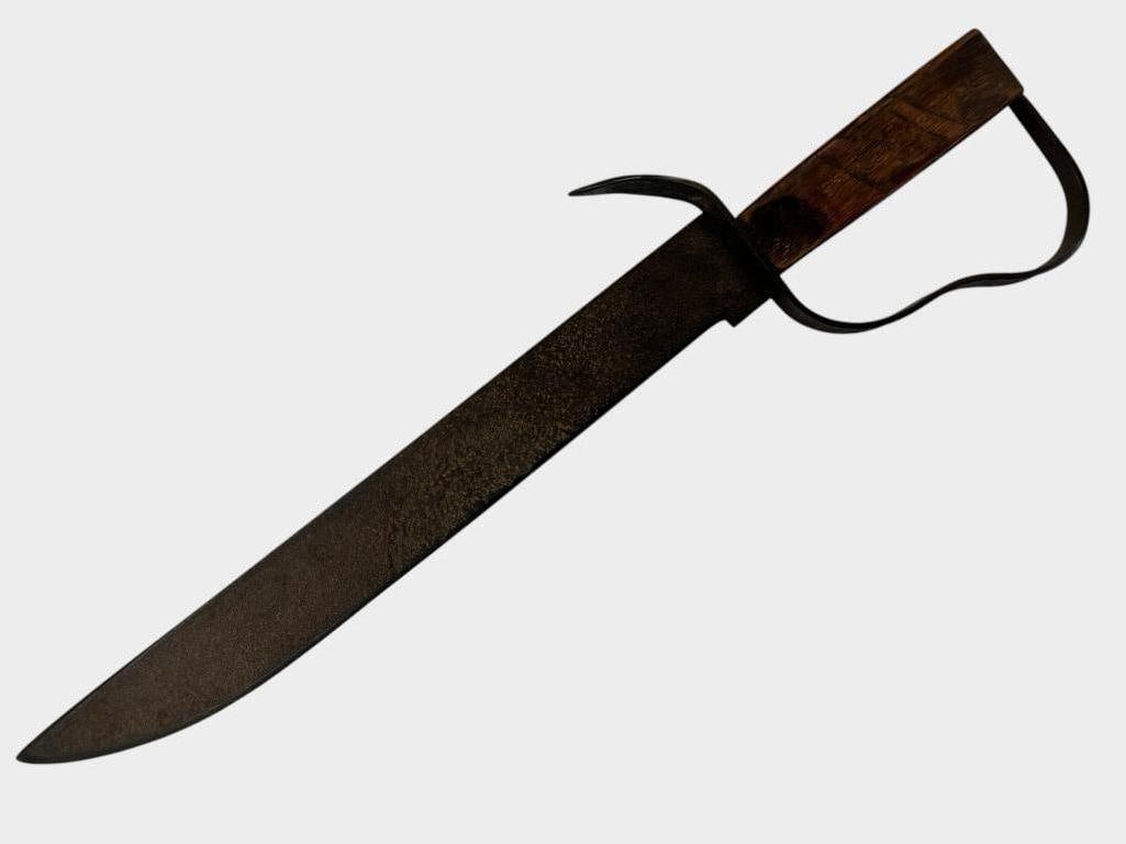Bowie Knife: Bowie Knife marked In. R. 56 V.A. Vols. on handle. Approx. 19 x 6 x 1.5 inches.