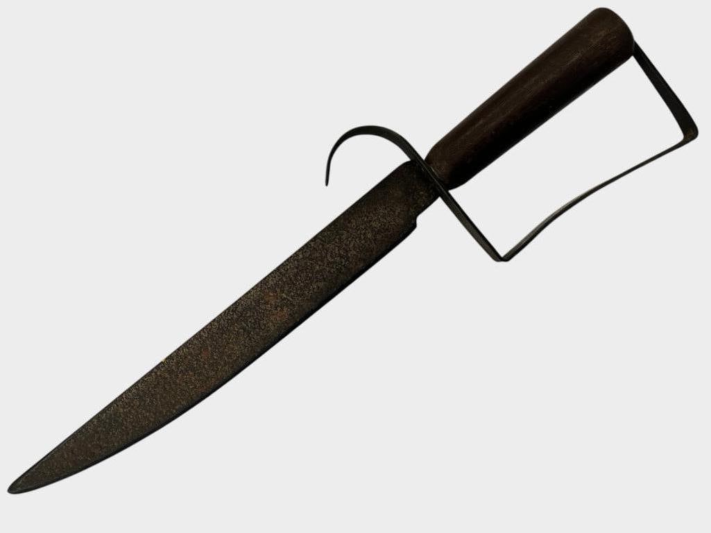 D Guard Knife: D Guard Knife. Approx. 17 x 5 x 1 inches.