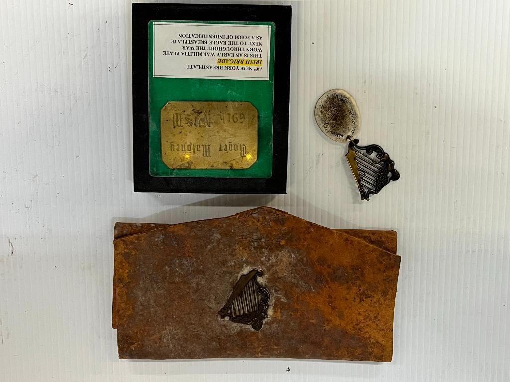 Named Irish Brigade items etc. - 2