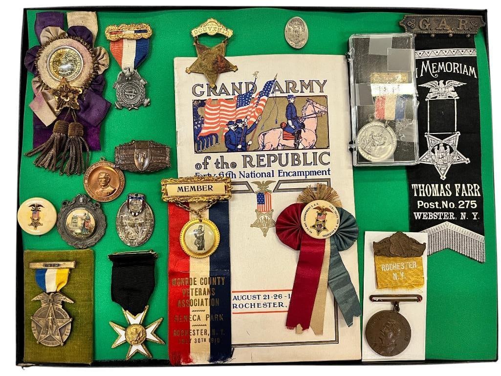 G.A.R. Medals, Ribbons and more (1 of 7)