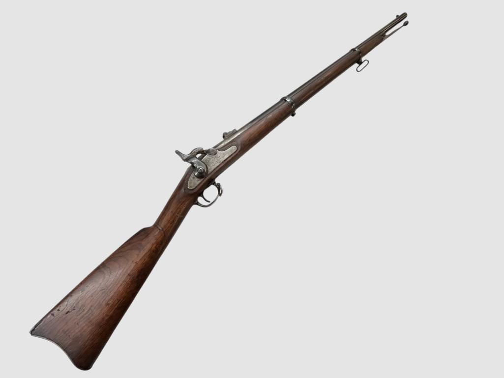 U.S. Springfield 1863 marked Musket: U.S. Springfield 1863 marked Musket. Eagle on lock plate. Overall length approx. 49 inches.