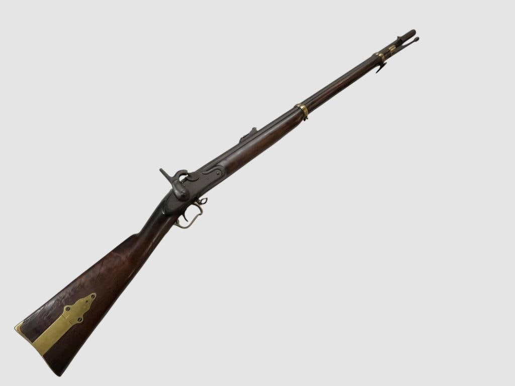 J. Henry & Son marked musket: J. Henry & Son marked musket. Overall length approx. 50.5 inches.