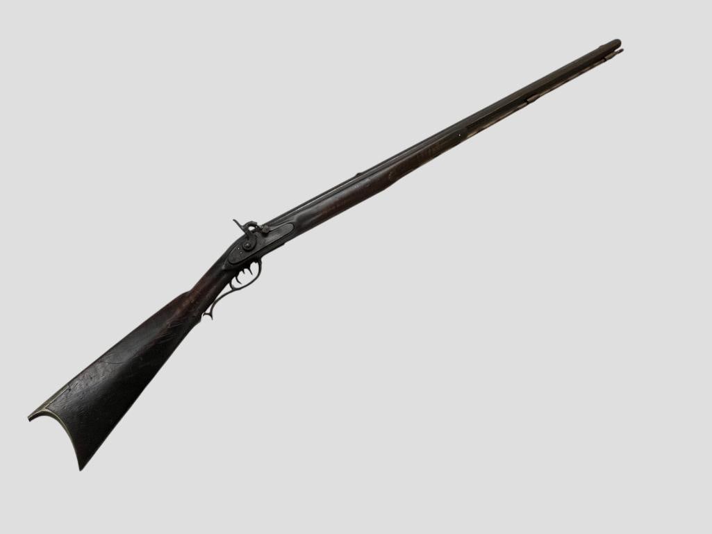 J. Henry & Son marked musket: J. Henry & Son marked musket. Heavy octagon barrel. Overall length approx. 56 inches.