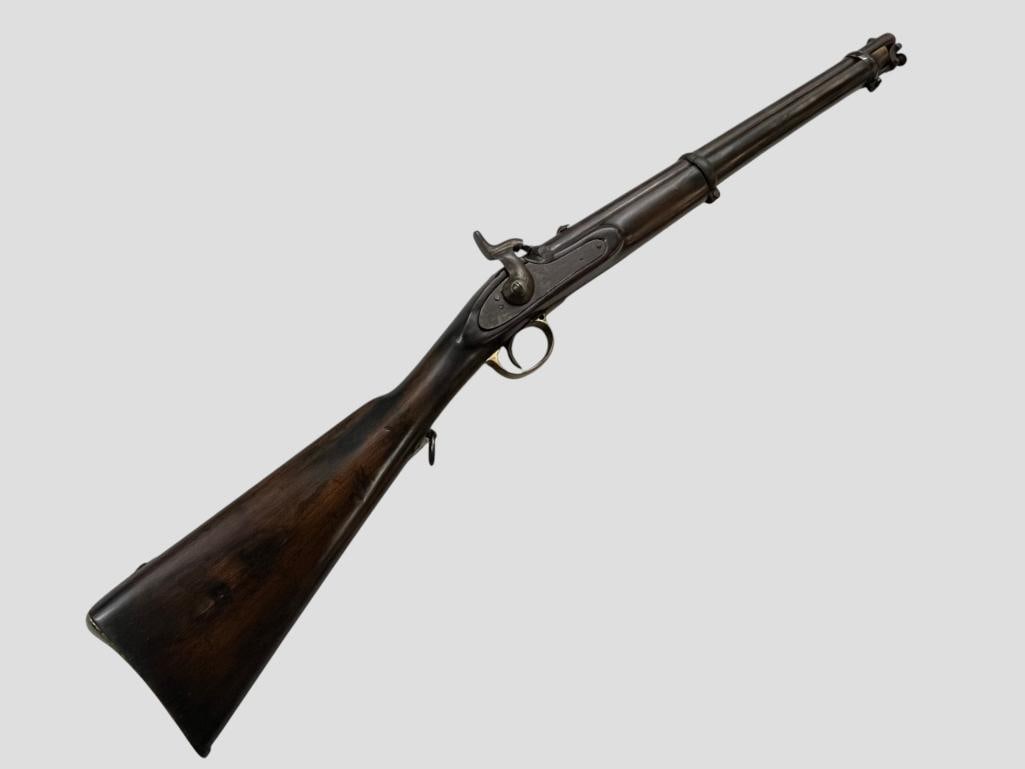 Cook & Brother 1862 Rifle: Cook & Brother 1862 Rifle. Marked on lock plate, flag and 69. Overall length approx. 37 inches.