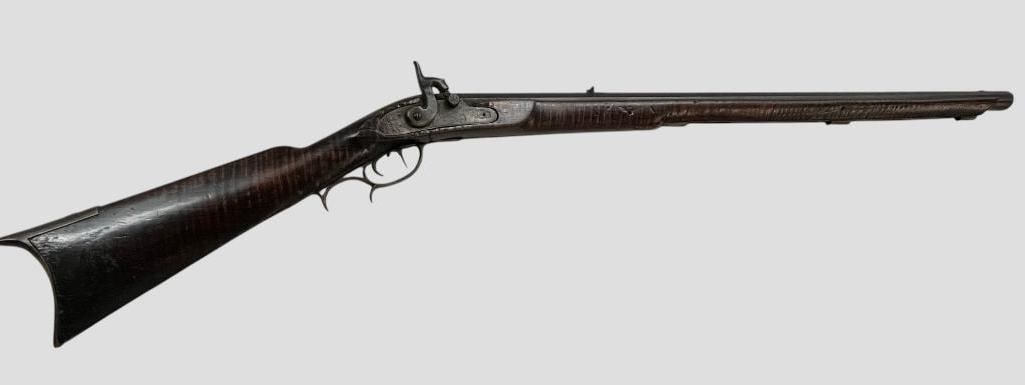 The Daisy Percussion rifle: The Daisy Percussion rifle. Heavy octagon barrel. Overall length approx. 51.5 inches.